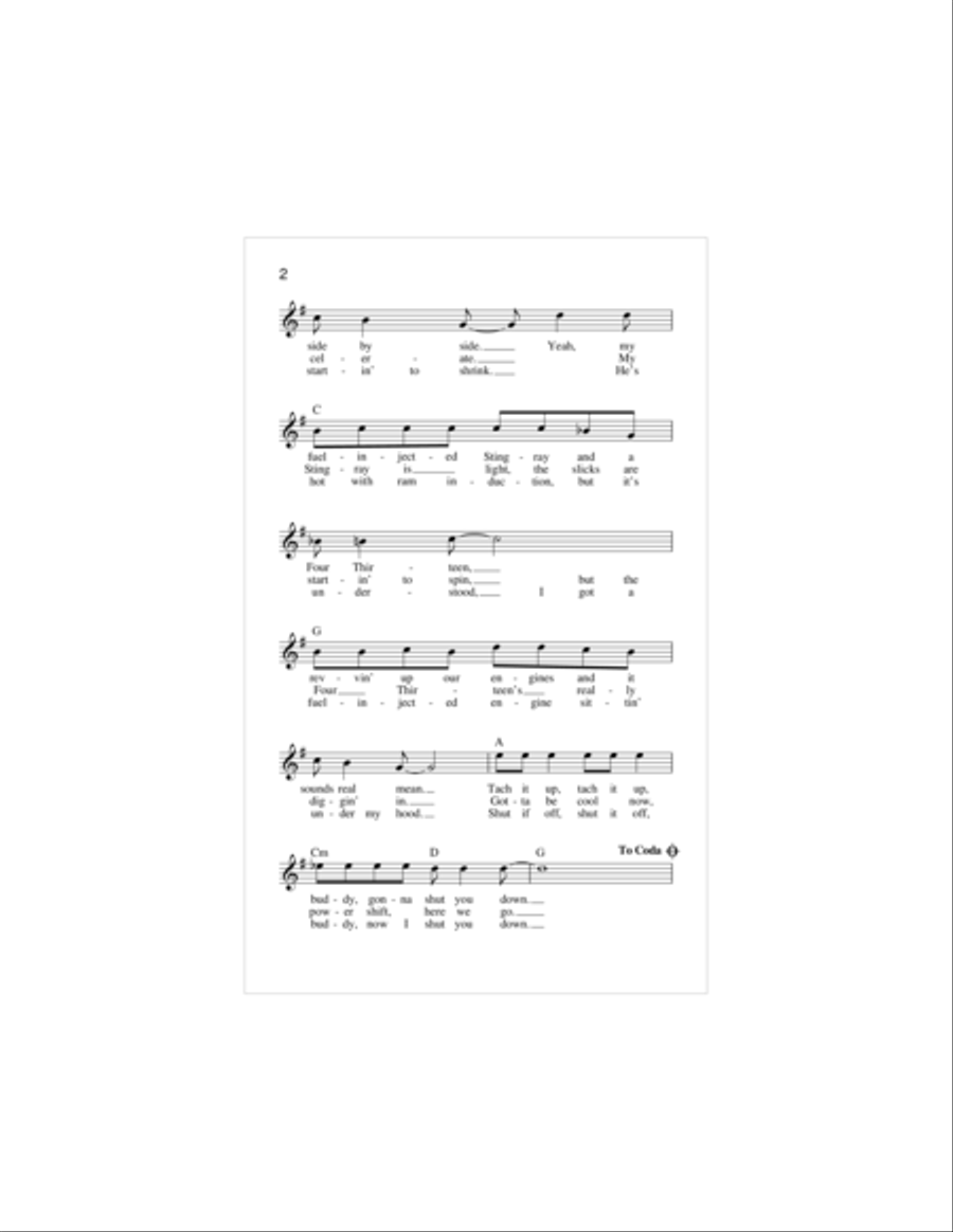 Shut Down Piano scores gallery preview page 2