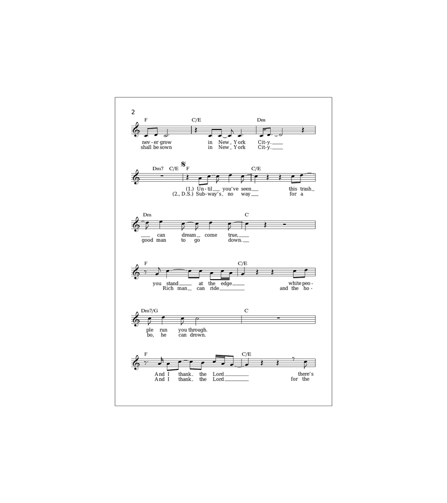 Mona Lisas And Mad Hatters Acoustic Guitar scores gallery preview page 2