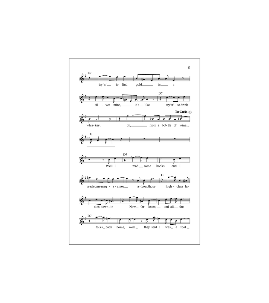 Honky Cat Acoustic Guitar scores gallery preview page 3