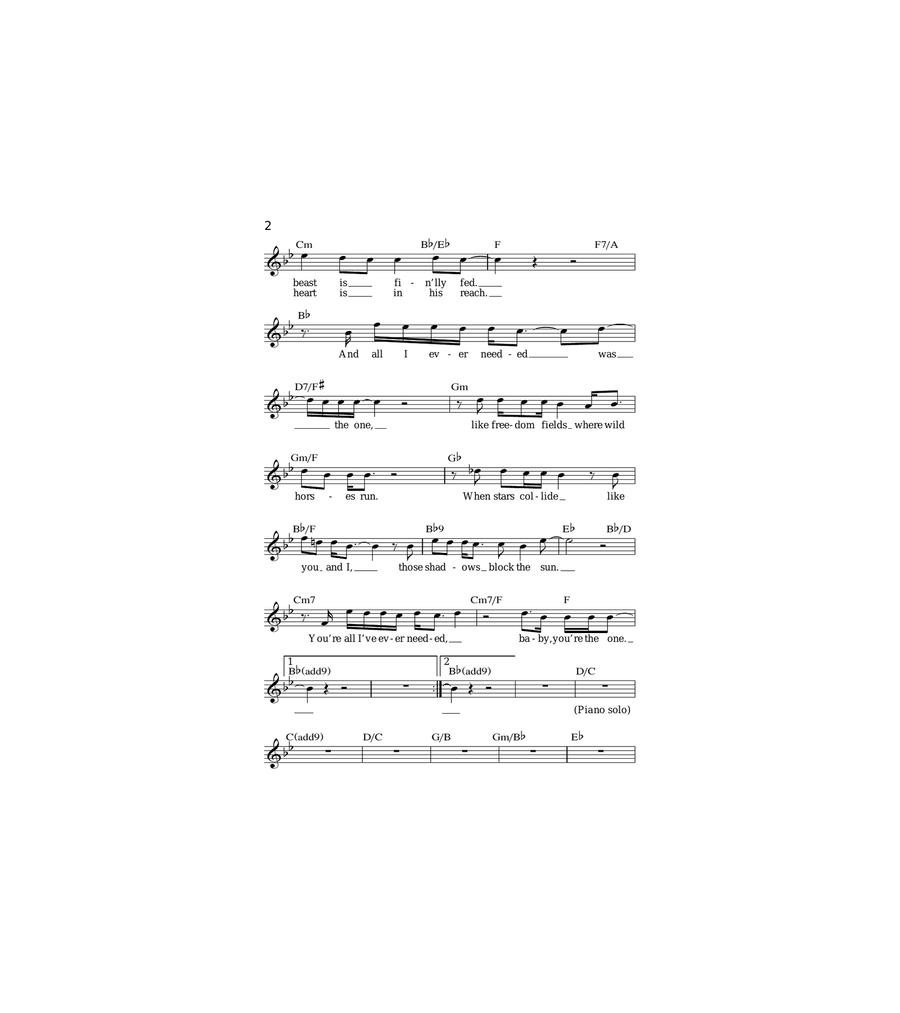 The One Acoustic Guitar scores gallery preview page 2