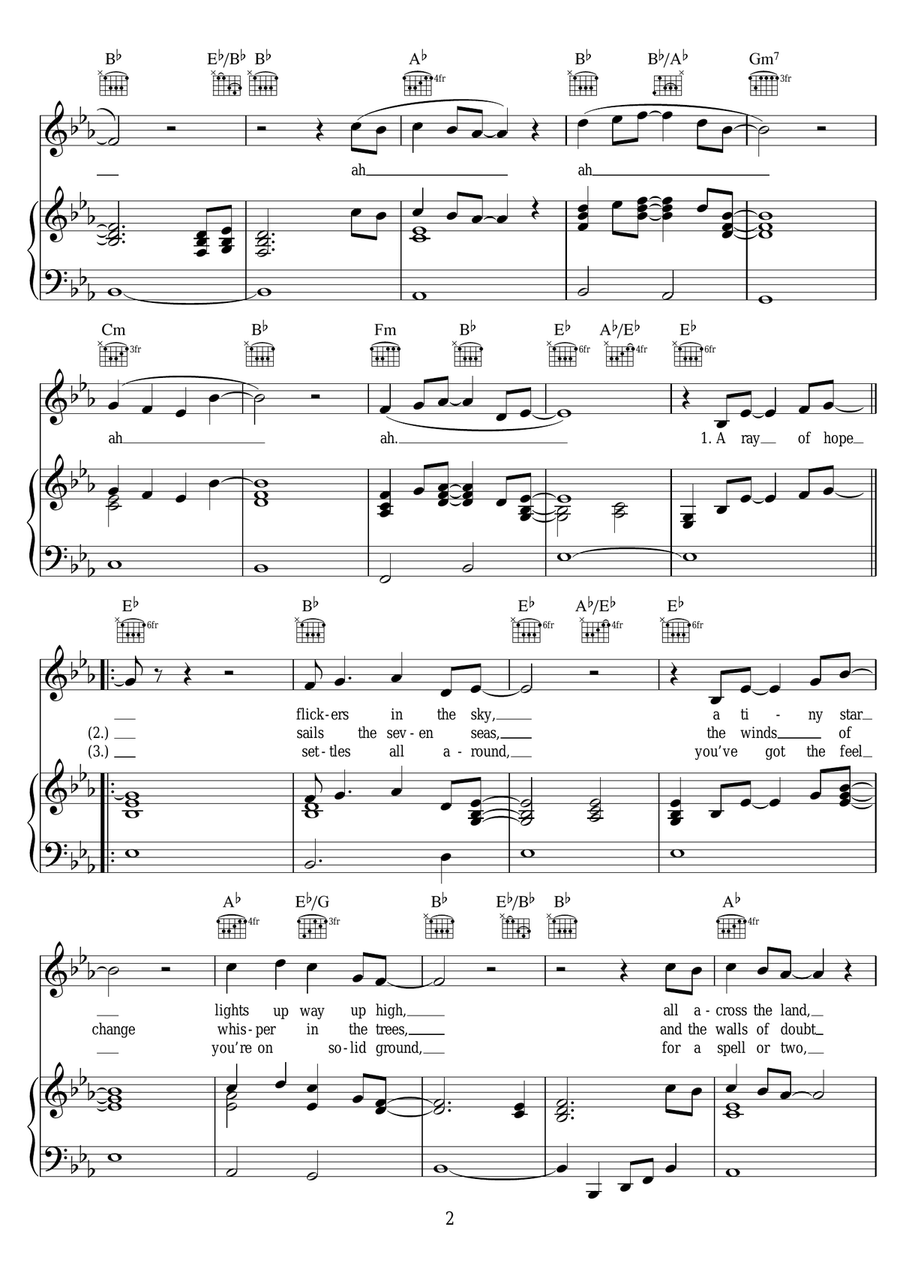 When A Child Is Born When A Child Is Born Piano, Vocal scores gallery preview page 2