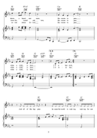 When A Child Is Born Piano, Vocal scores gallery preview page 3