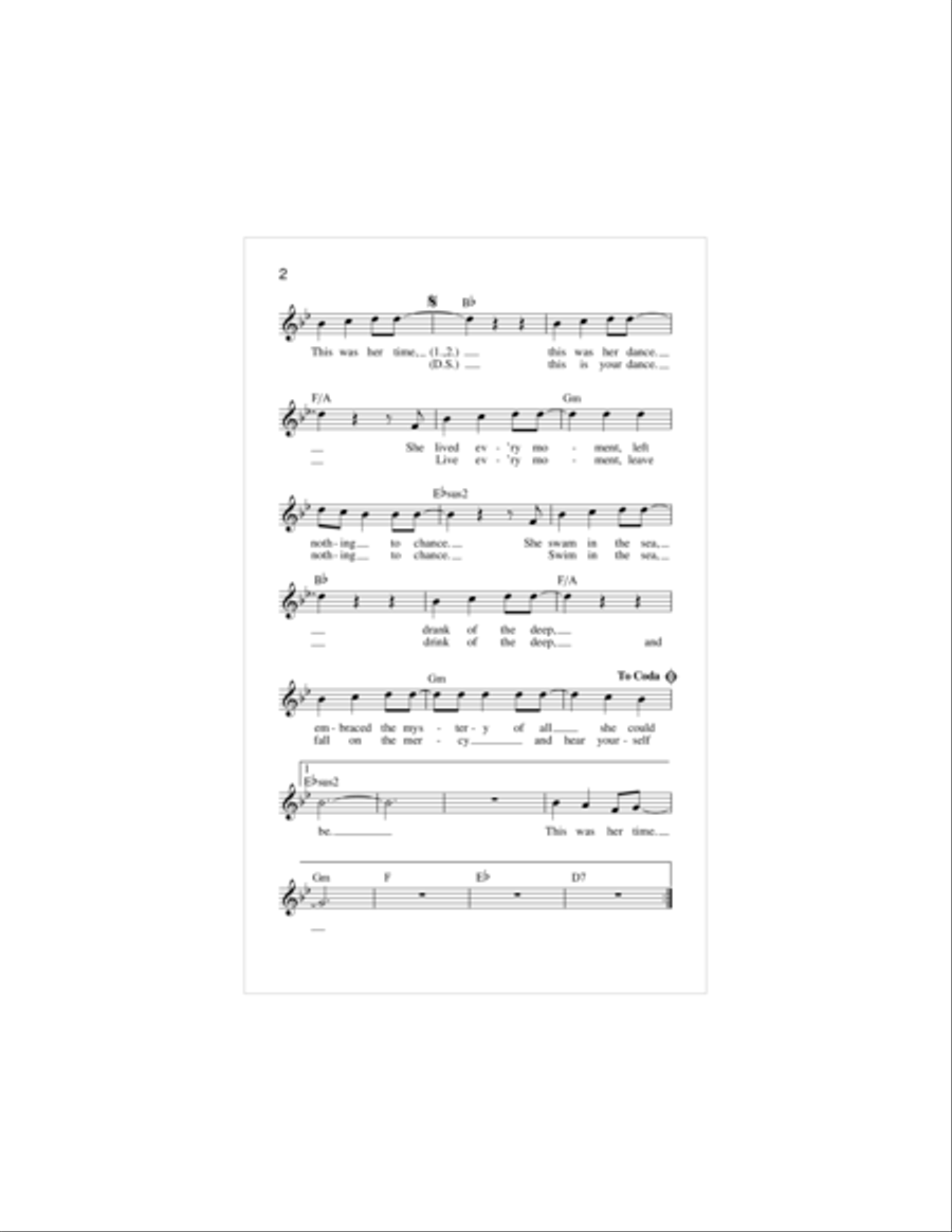 This Is Your Time Piano scores gallery preview page 2