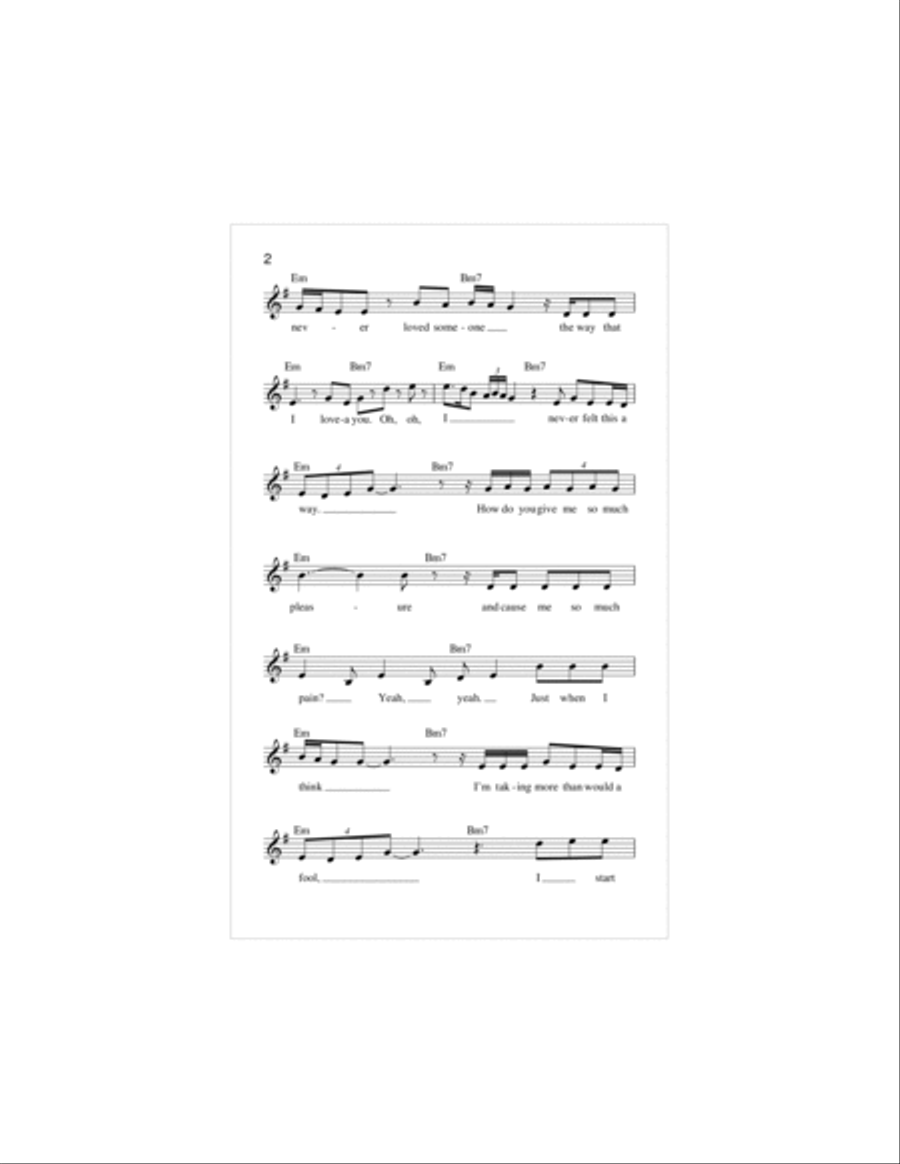 Fallin' Piano scores gallery preview page 2
