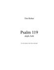 Psalm 119 - aleph, beth