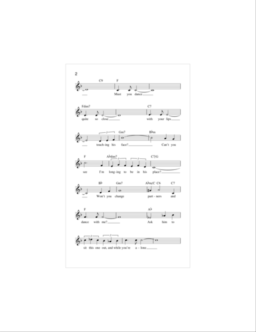 Change Partners Piano scores gallery preview page 2