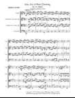 JESU, JOY OF MAN'S DESIRING- String Trio, Intermediate Level for 2 violins and cello or violin, viol mini preview