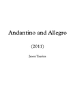 Andantino and Allegro