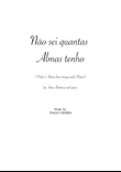 I don't know how many souls I have (Não sei quantas almas tenho) for Horn/Baritone and Piano
