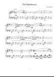 The Watchtower for solo piano