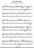 Deck The Halls (easy piano)