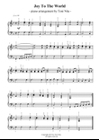 Joy To The World (easy piano)