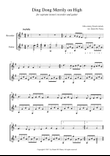 Ding Dong Merrily on High - Soprano recorder and guitar