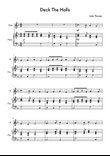 Deck The Halls - Flute