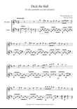 Deck the Hall - Alto recorder and guitar