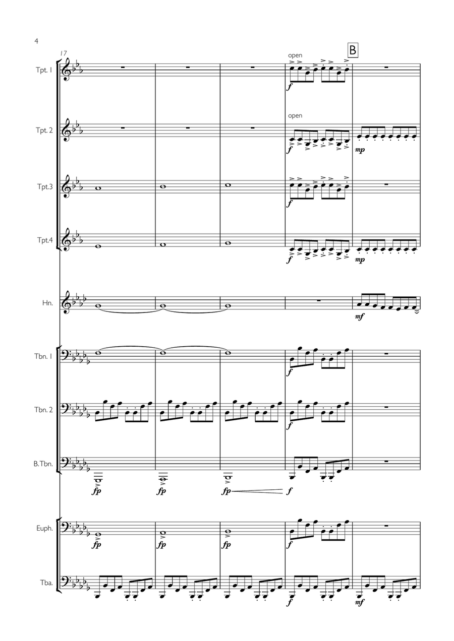Livin' On A Prayer Livin' On A Prayer Brass Ensemble scores gallery preview page 4