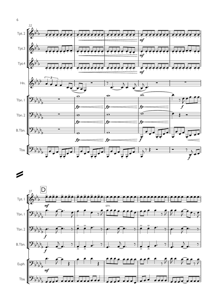 Livin' On A Prayer Livin' On A Prayer Brass Ensemble scores gallery preview page 6