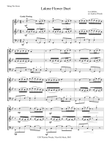 Lakme Flower Duet for Violin, Viola, Cello Trio