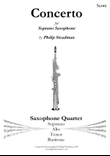 Concerto for Soprano Saxophone (sax quartet)