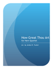 How Great Thou Art for Horn Quartet