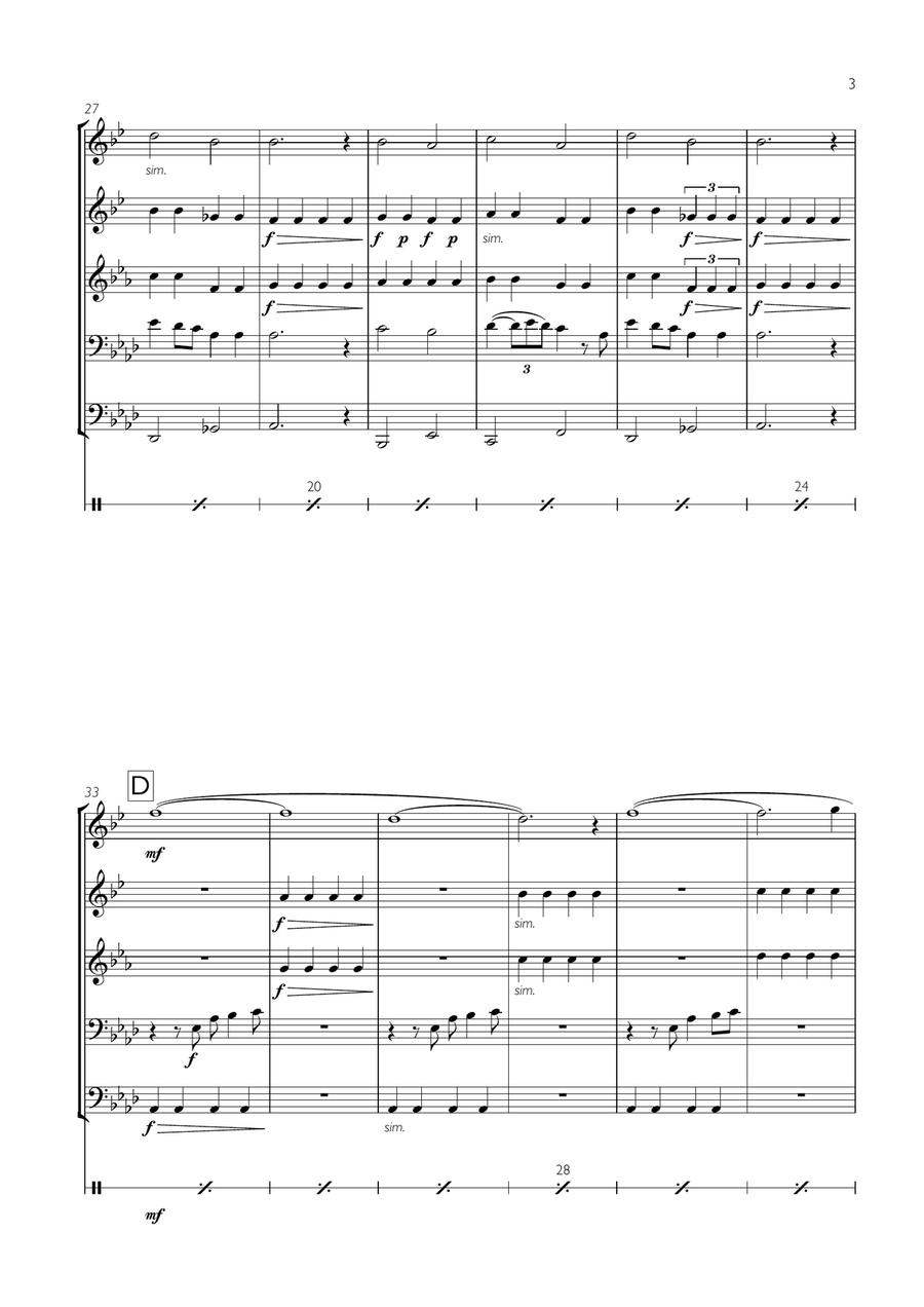 Wonderful Christmastime Wonderful Christmastime Small Ensemble scores gallery preview page 3