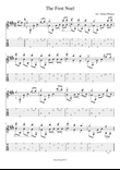 The First Noel-Tablature