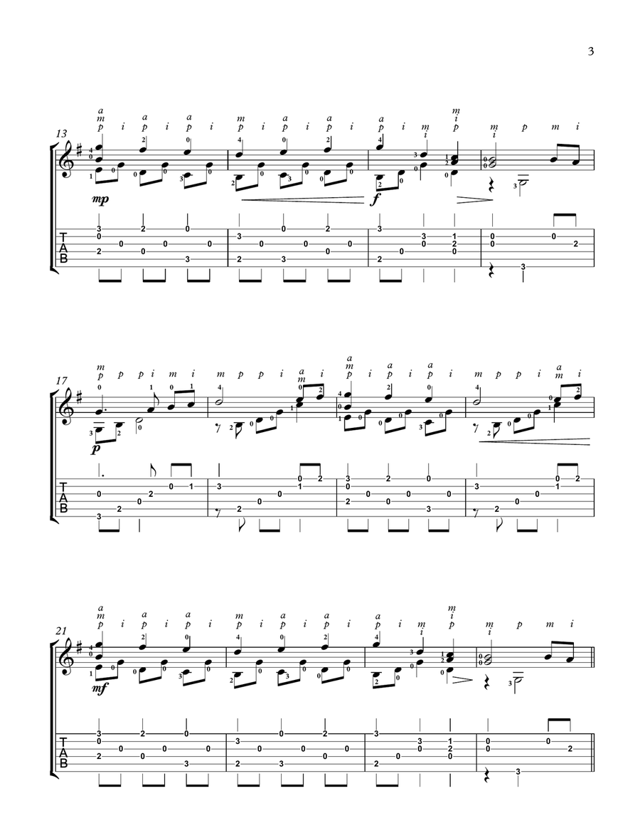 The First Noel The First Noel Acoustic Guitar scores gallery preview page 3