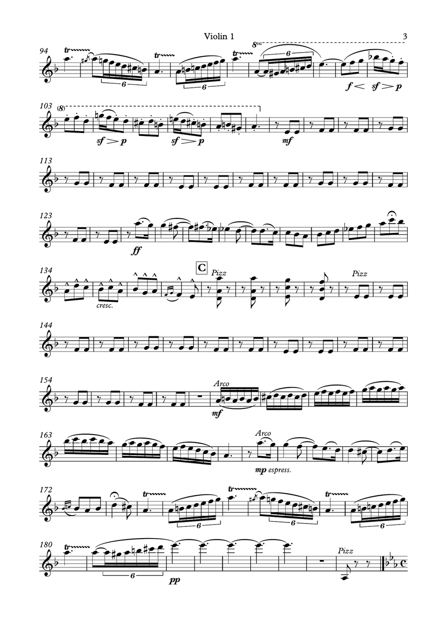 Carmen Suite Nº1 - G. Bizet - For String Quartet (Full Parts) Carmen Suite Nº1 - G. Bizet - For String Quartet (Full Parts) String Quartet scores gallery preview page 3