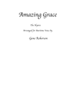 Amazing Grace Vocal Baritone