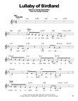 Lullaby Of Birdland