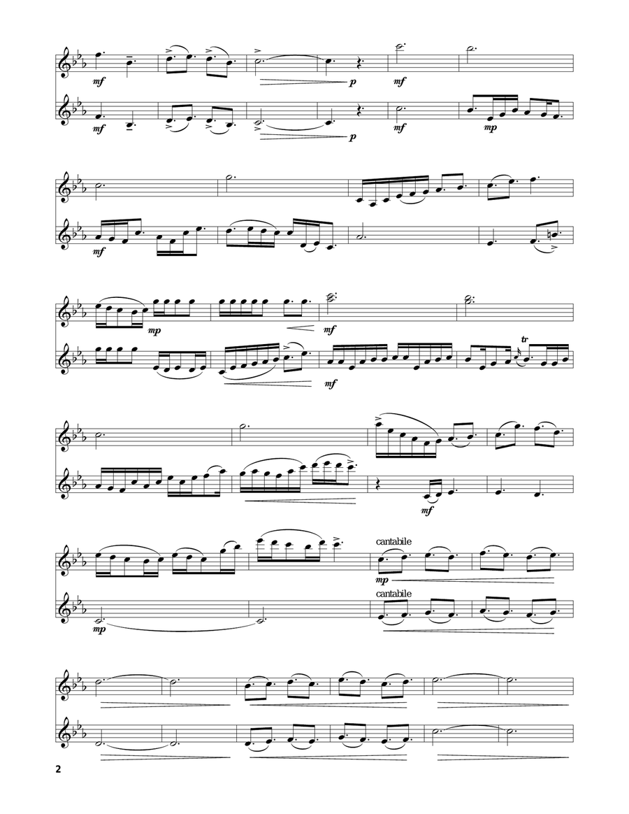 Game Of Thrones - Main Title String Duet scores gallery preview page 2