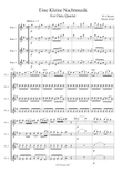 Eine Kleine Nachtmusik - Flute quartet mini preview