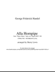 HORNPIPE from Water Music, String Trio, Intermediate Level for 2 violins and cello or violin, viola mini preview