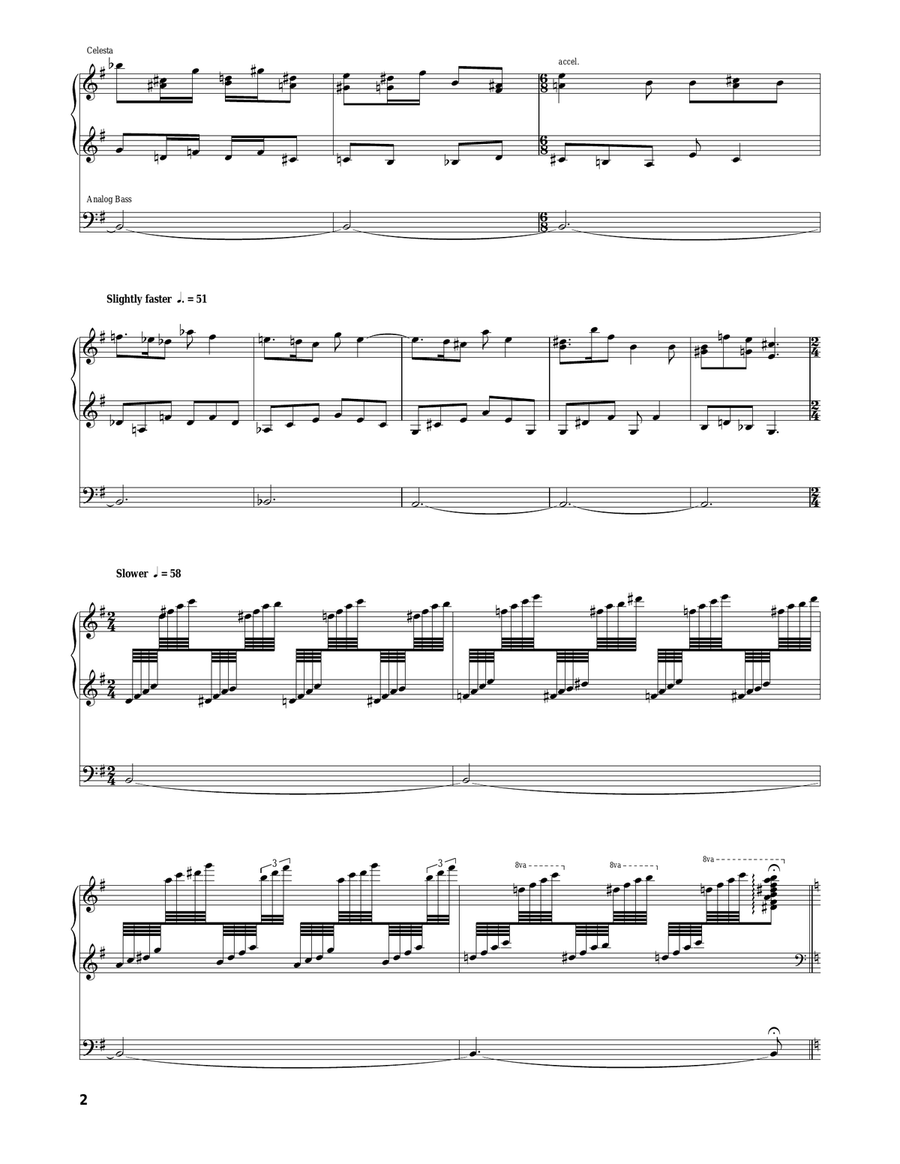 Pink And Blows Over: Part II: Mars Attack Acoustic Guitar scores gallery preview page 2