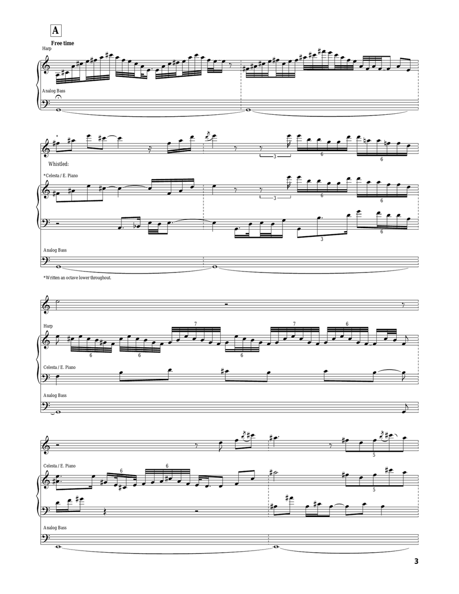 Pink And Blows Over: Part II: Mars Attack Acoustic Guitar scores gallery preview page 3