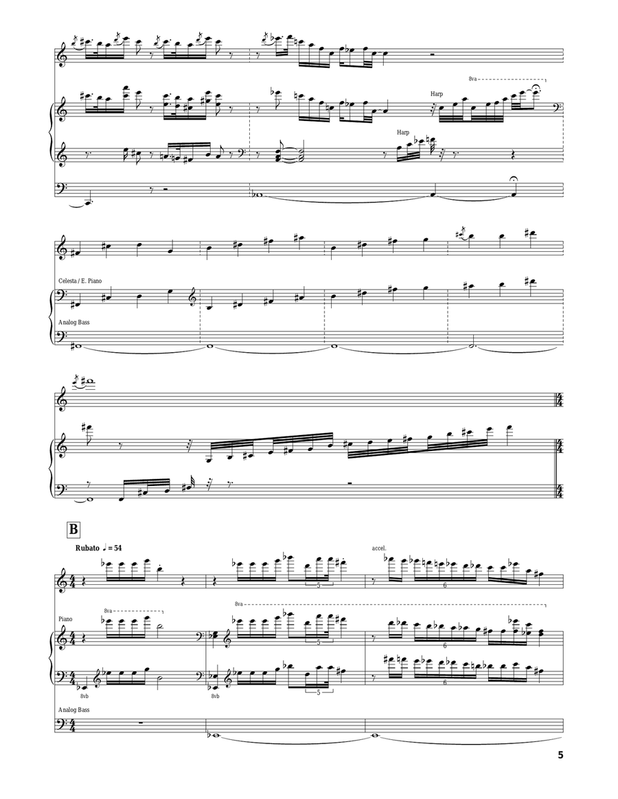 Pink And Blows Over: Part II: Mars Attack Acoustic Guitar scores gallery preview page 5