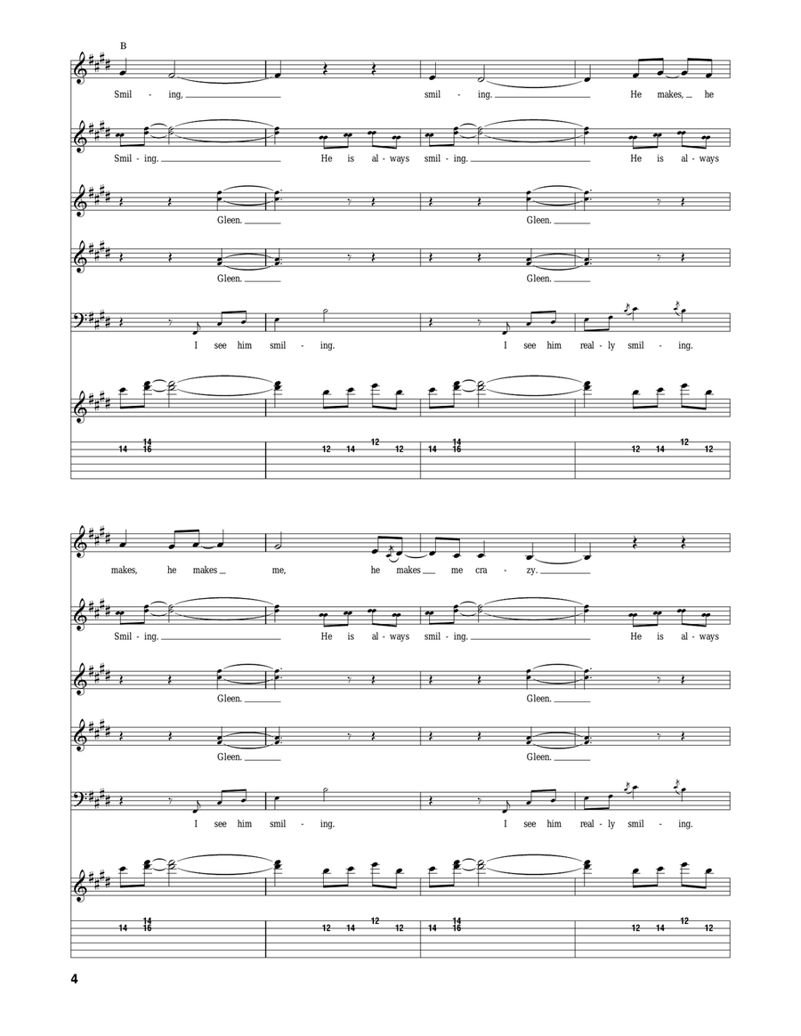 Pink And Blows Over: Part I Acoustic Guitar scores gallery preview page 4