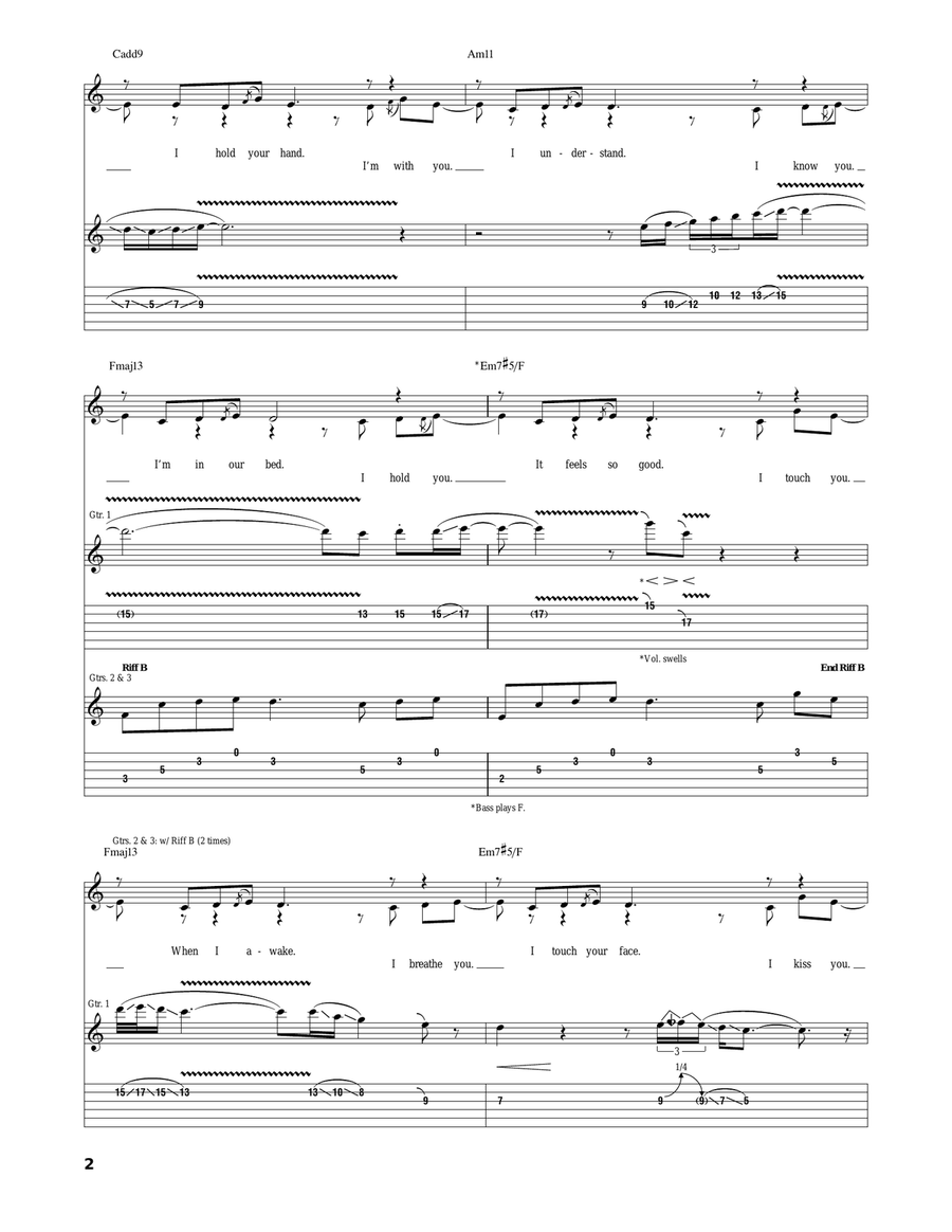 And We Are One And We Are One Acoustic Guitar scores gallery preview page 2