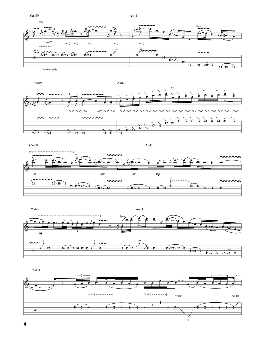 And We Are One And We Are One Acoustic Guitar scores gallery preview page 4
