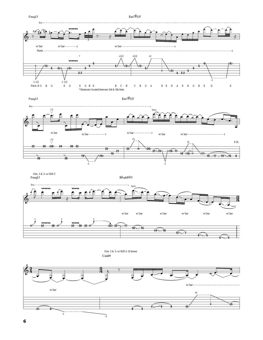 And We Are One And We Are One Acoustic Guitar scores gallery preview page 6