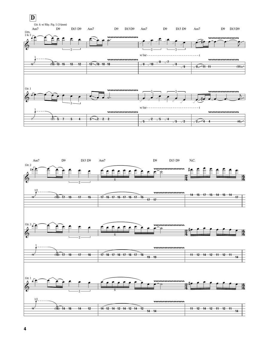 Lights Are On Lights Are On Acoustic Guitar scores gallery preview page 4