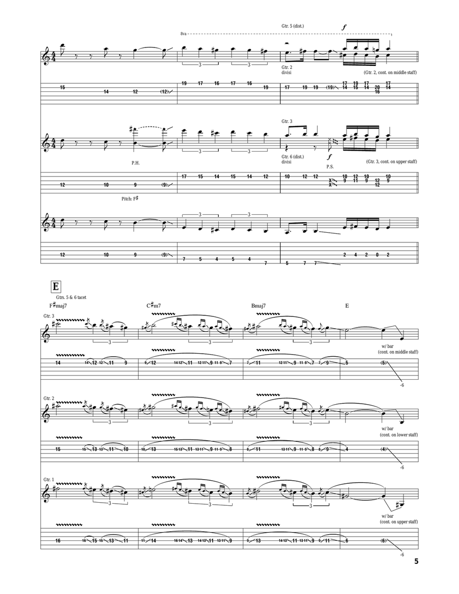 Lights Are On Lights Are On Acoustic Guitar scores gallery preview page 5