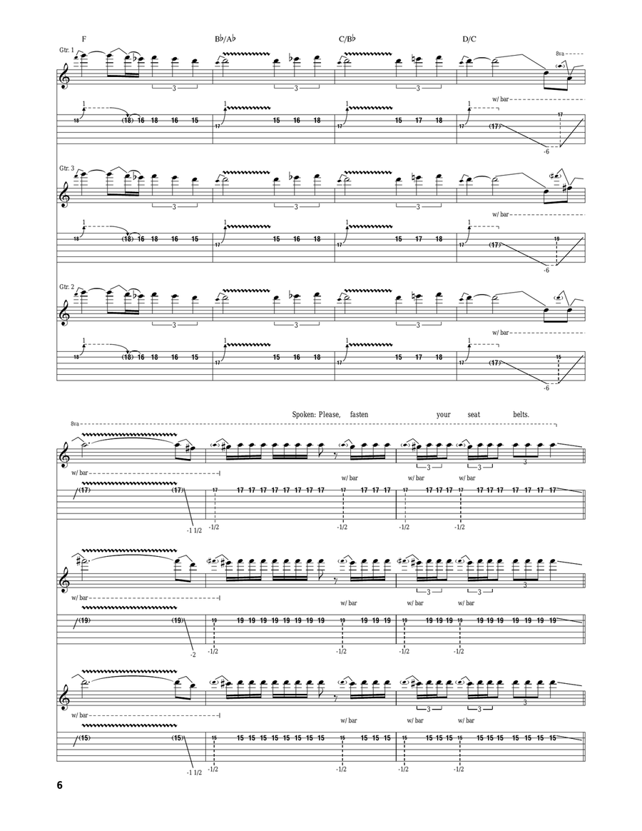 Lights Are On Lights Are On Acoustic Guitar scores gallery preview page 6