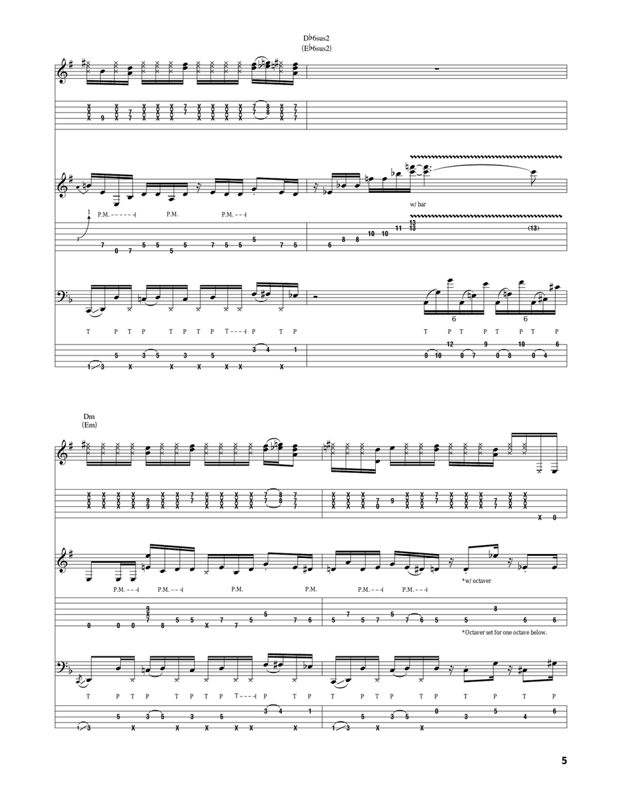 Bop! Bop! Acoustic Guitar scores gallery preview page 5
