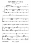 Sonate d'Automne, 1er Mouvement