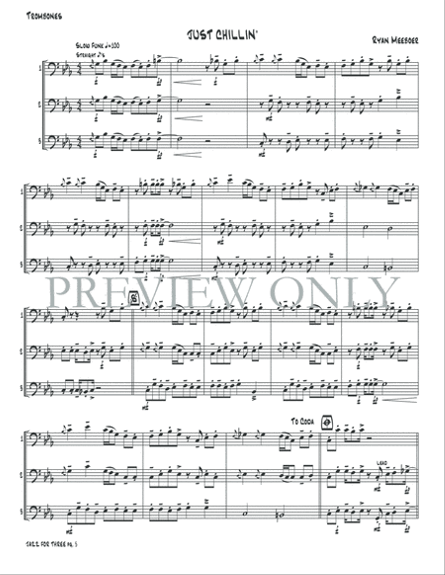 Jazz for Three Small Ensemble scores gallery preview page 7