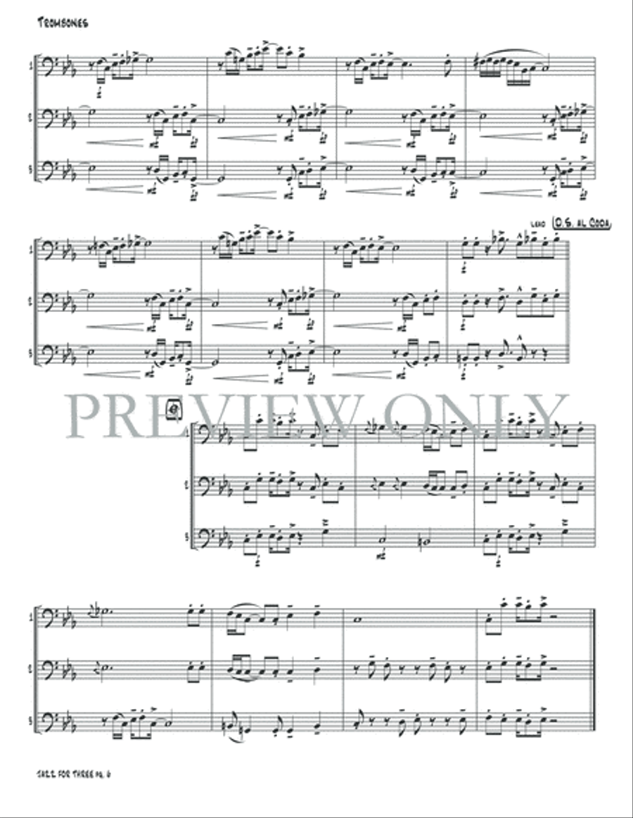 Jazz for Three Small Ensemble scores gallery preview page 8
