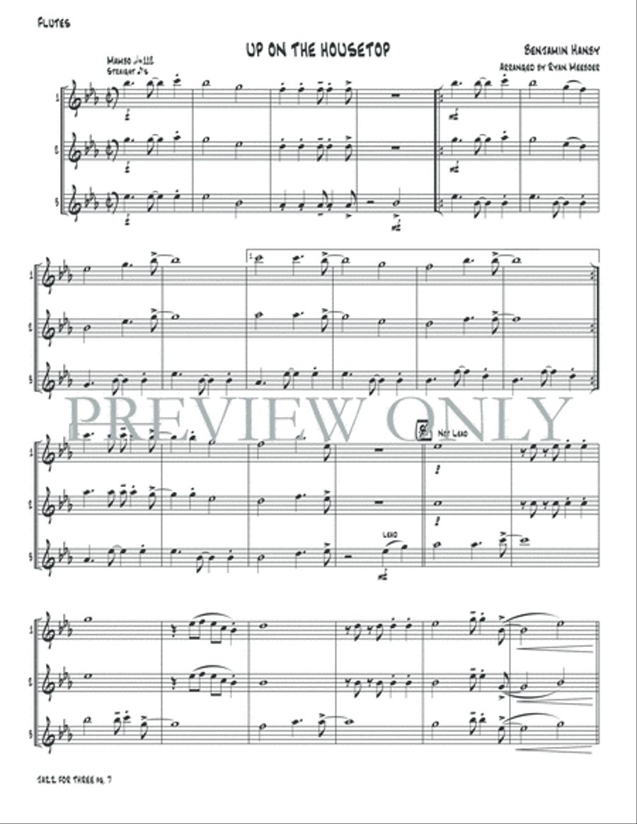 Jazz for Three Jazz for Three Small Ensemble scores gallery preview page 9