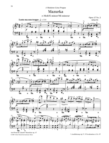 Mazurka E minor