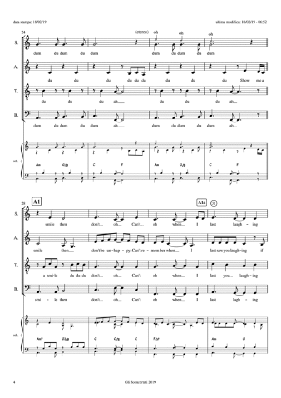 True Colors Choir scores gallery preview page 5